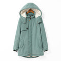 Parka women's water-resistant windproof padded