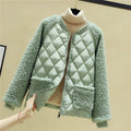 Jacket quilted Women's Windproof lightweight padded