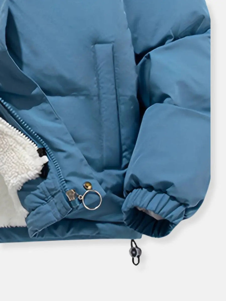 Warm zip jacket winter comfort and style for cool days