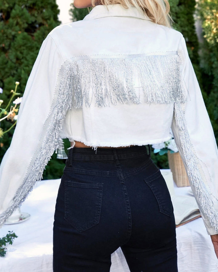| Ripped Denim Jacket