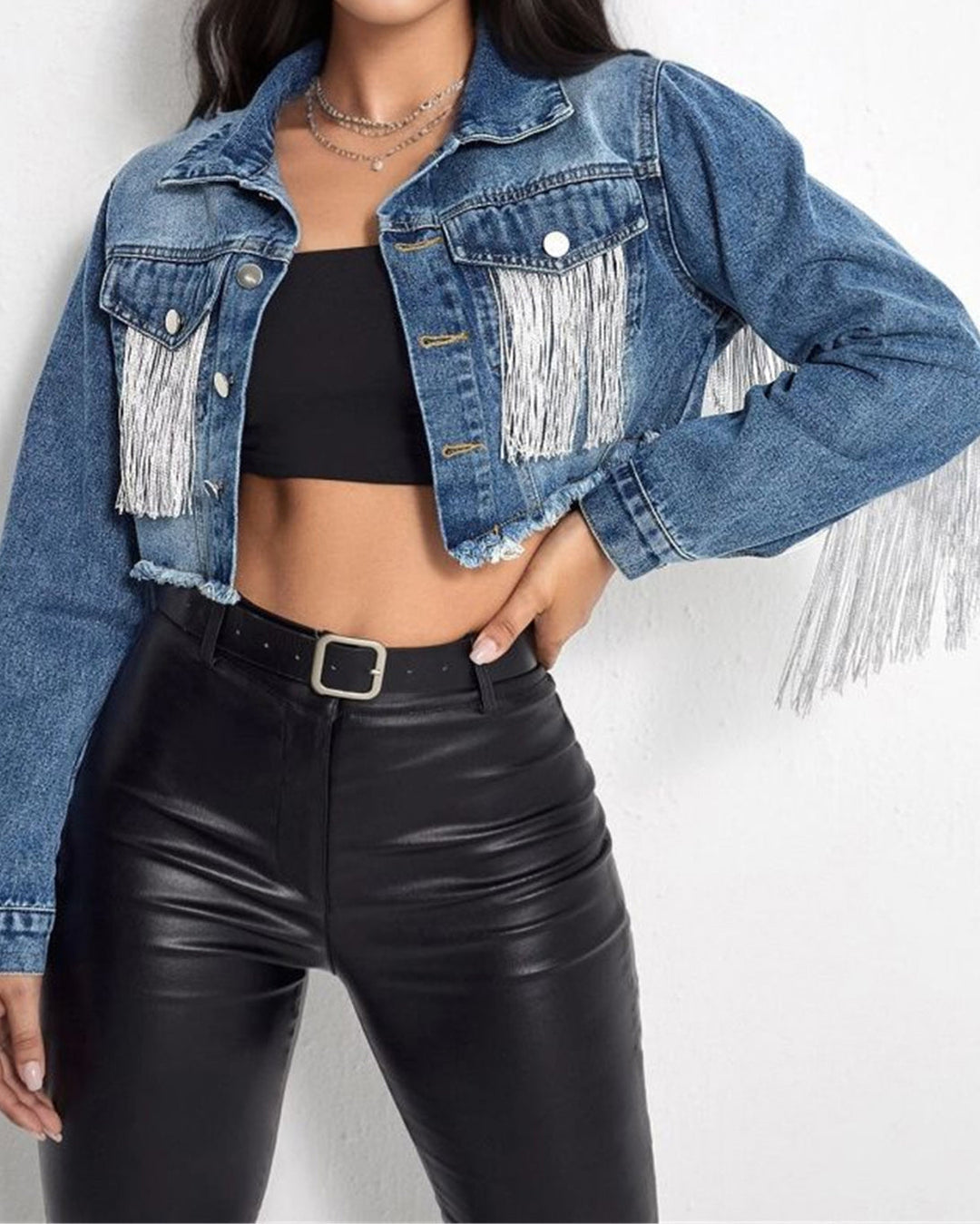| Ripped Denim Jacket