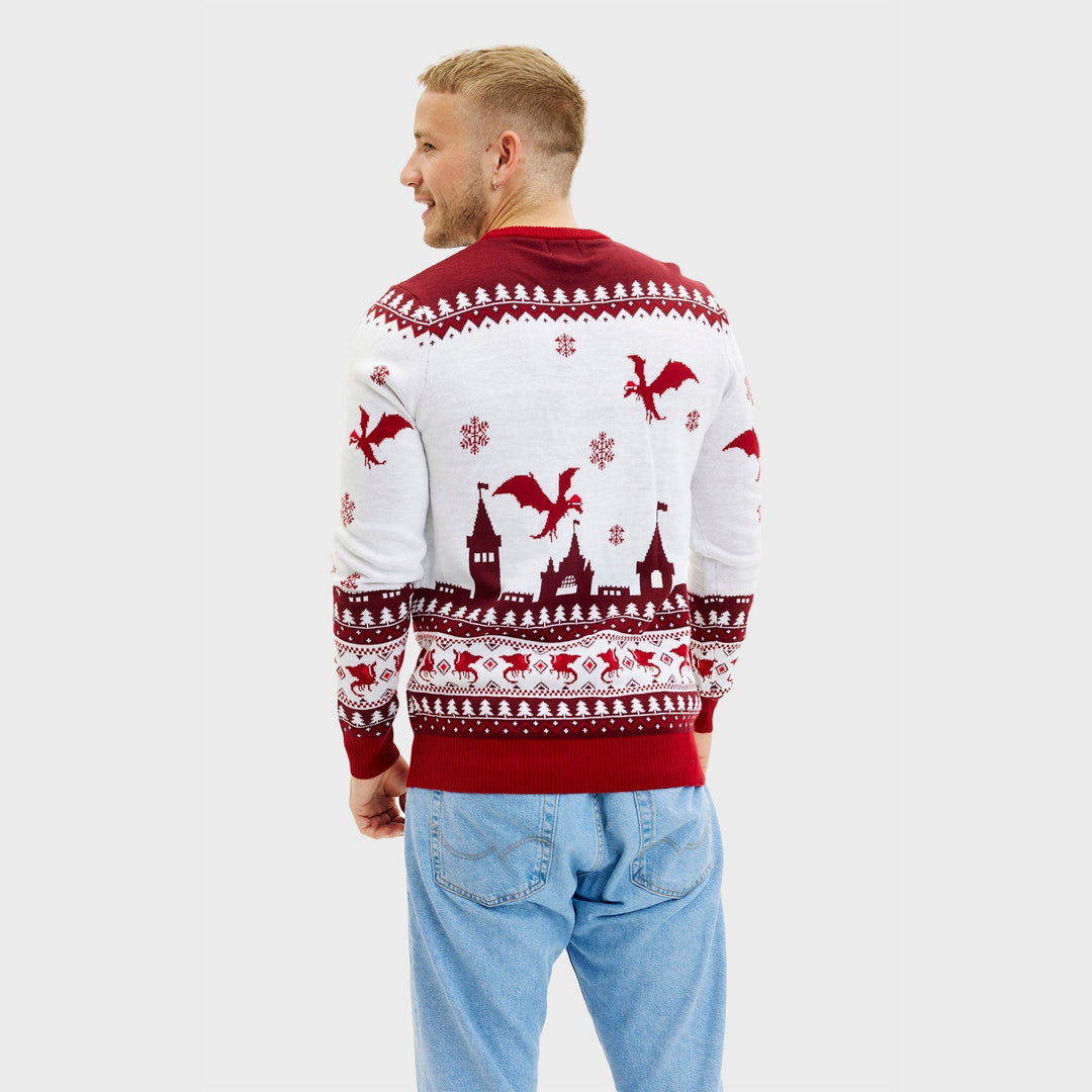 | The Santa Claus is Coming Christmas Sweater Men&