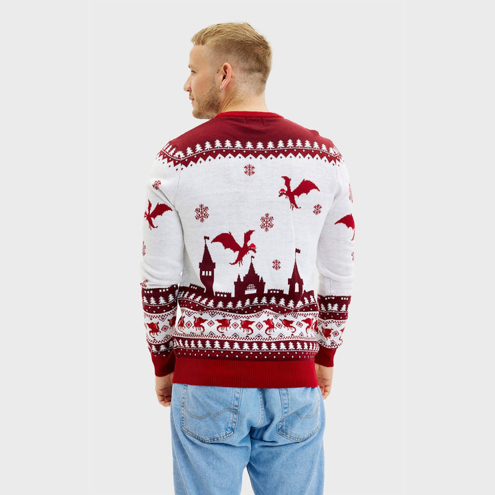 | The Santa Claus is Coming Christmas Sweater Men&