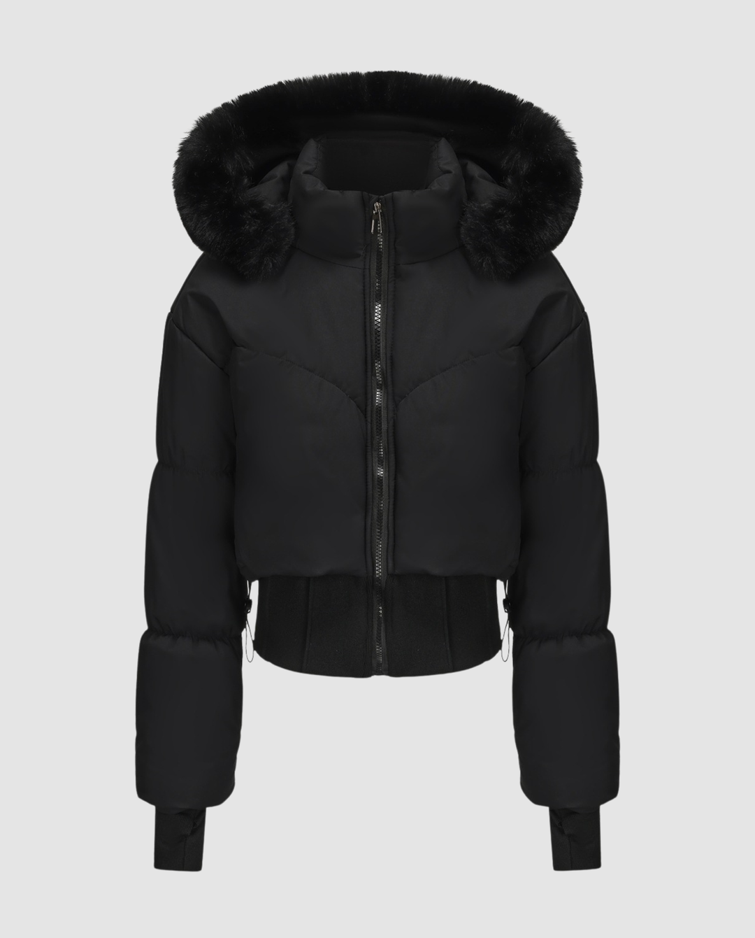 Stylish warm shorter Down jacket women