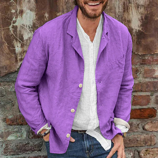 - Lightweight cotton blazer for men: Comfort and style