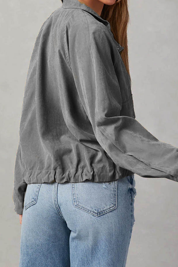 IN check Lapel double-button Two-pocket Midi jacket