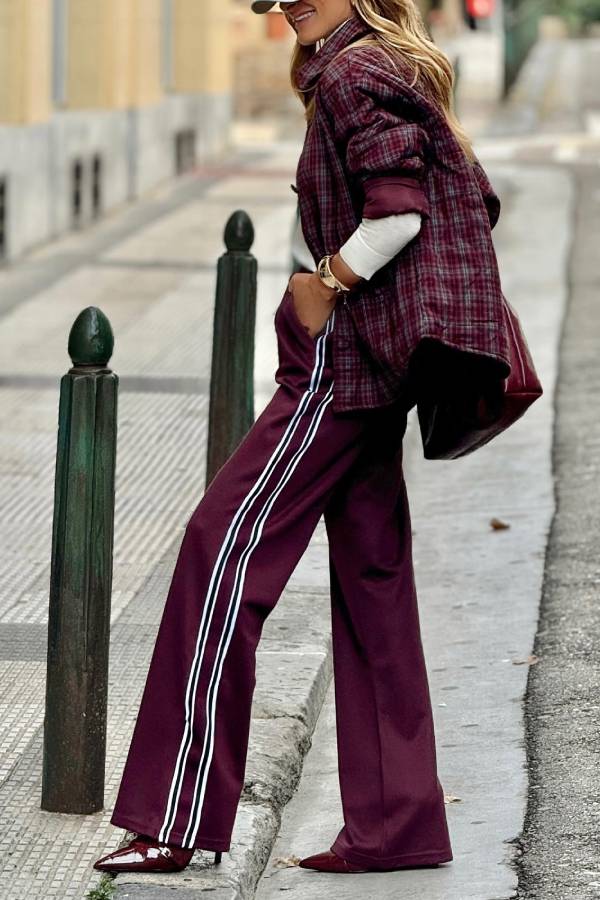 Check Top warm jacket