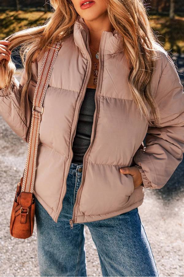 Pwk full zip quilted Puffer jacket