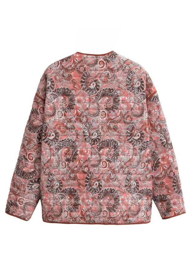 Prwt Loose V-Neck cardigan cotton jacket