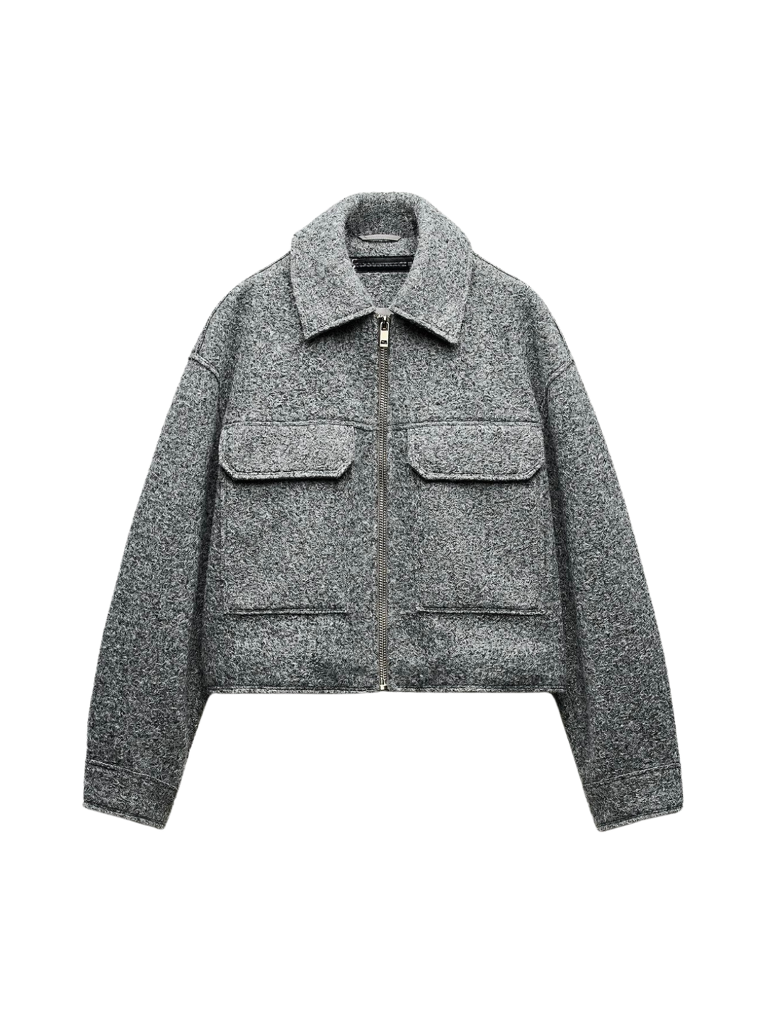 Style Bouclé gray jacket