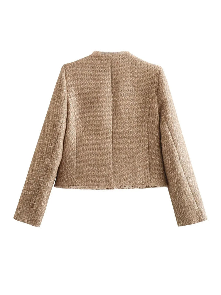 Jacket with two pieces with buttons and pockets
