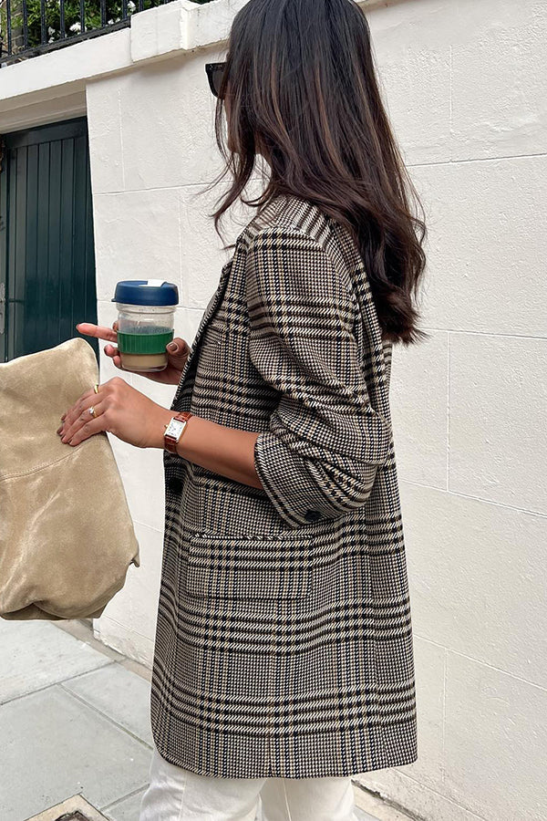 Collar wool jacket