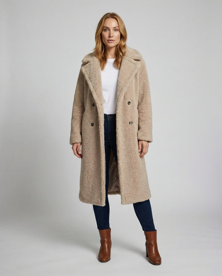 teddy faux Fur coat women