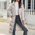 Longer winter parka with hood for Women's ideal for winter