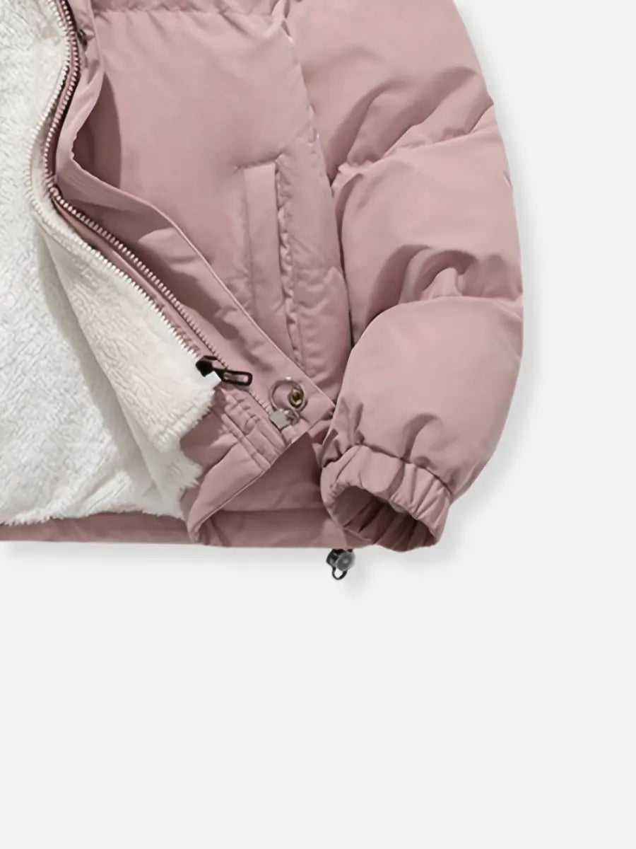 Warm zip jacket winter comfort and style for cool days