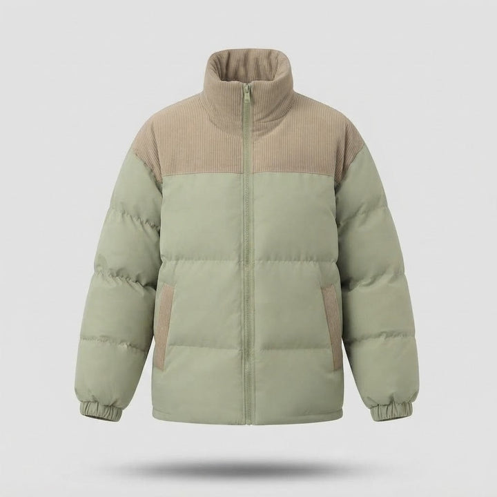 Ladies Fashion Down Jacket with High Collar