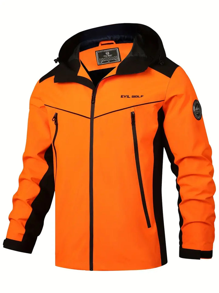 Jacket outdoor with Reflective design-water-resistant &amp; Sporty