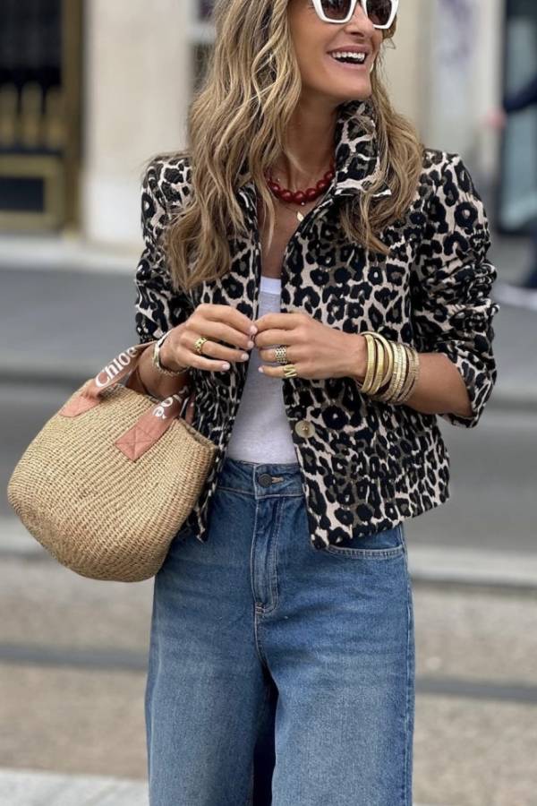 Shorter Leopard jacket