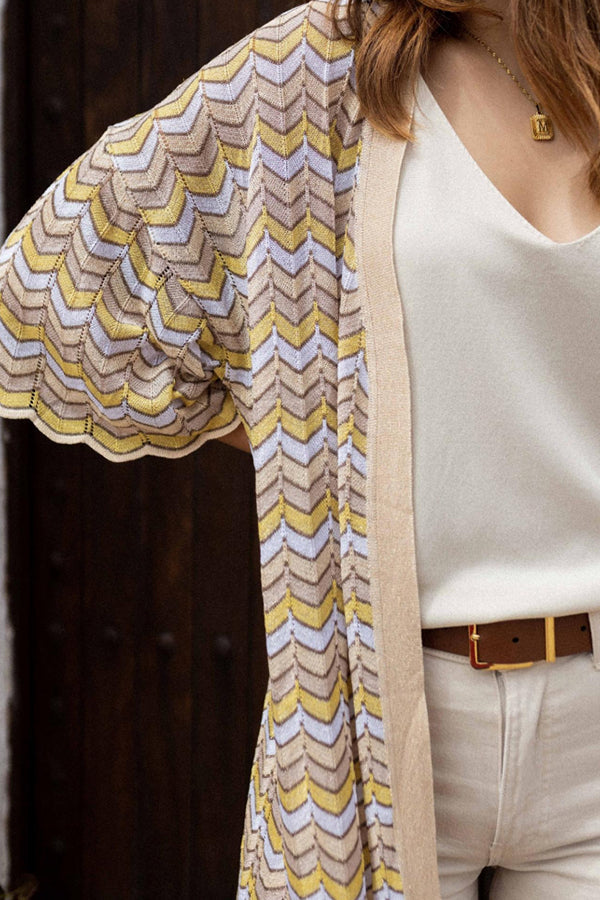 Bell sleeve jacket