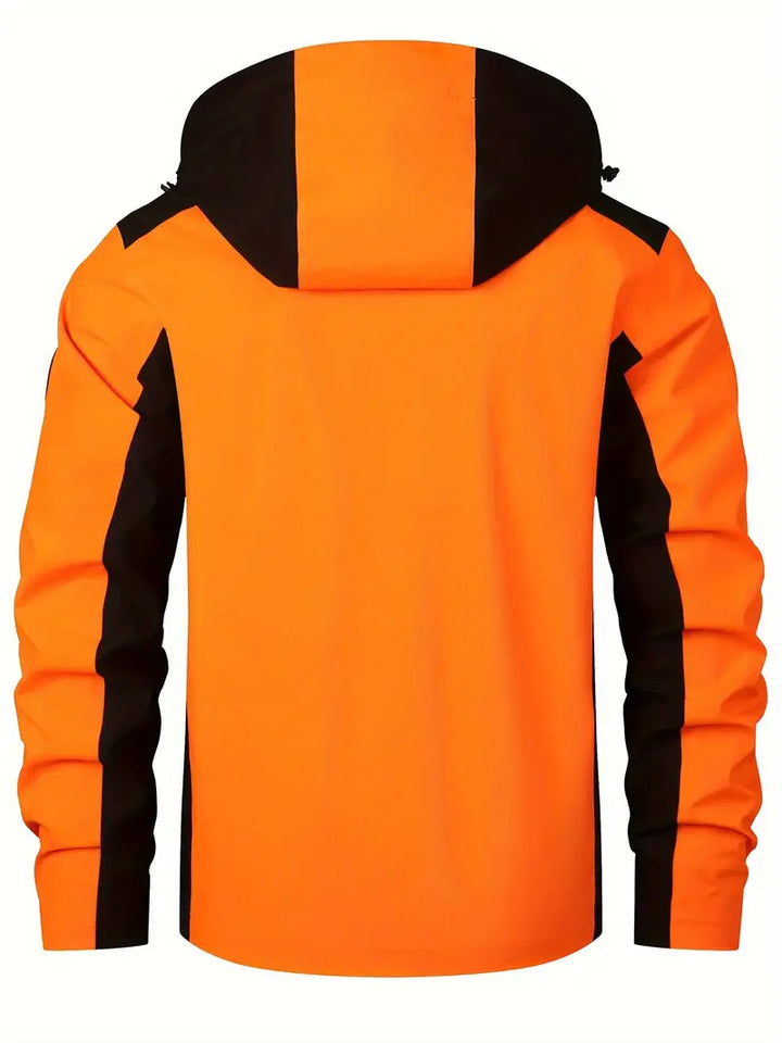 Jacket outdoor with Reflective design-water-resistant &amp; Sporty