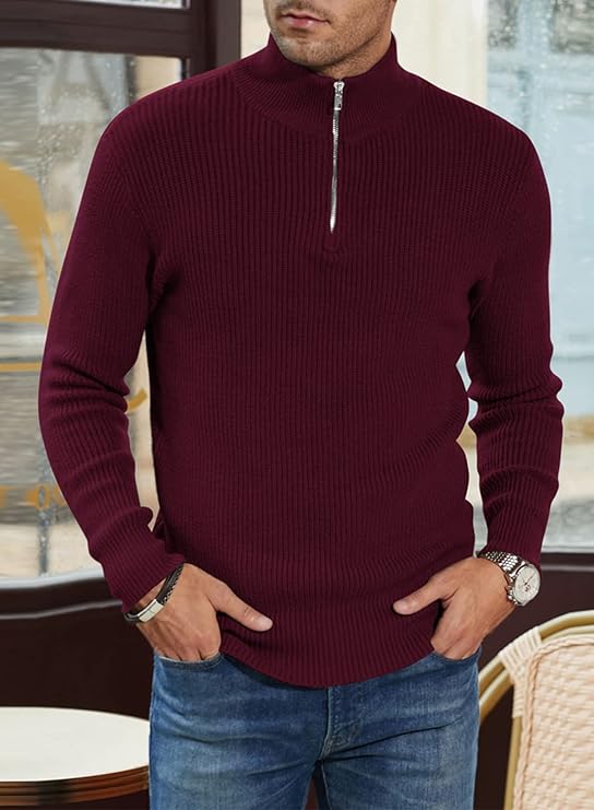 | Stylish Zip Sweater for Men (Italian Design)