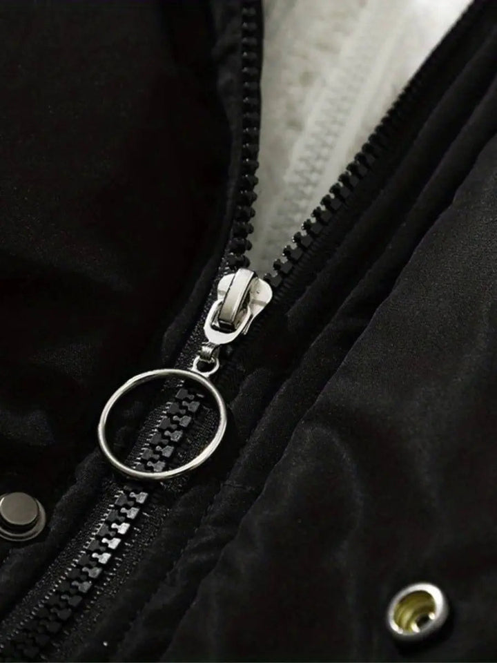 Warm zip jacket winter comfort and style for cool days