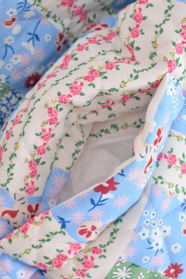 Collar long sleeve Floral pattern cotton jacket