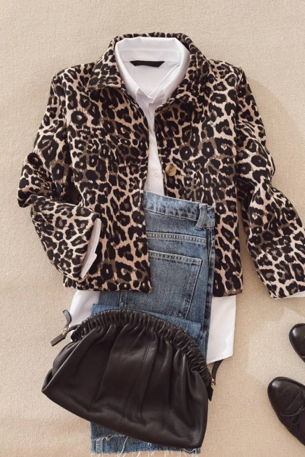 Shorter Leopard jacket