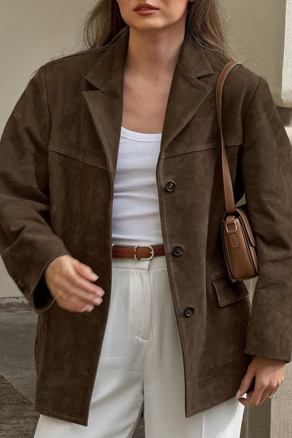 Vwtage Sleeveless suede jacket