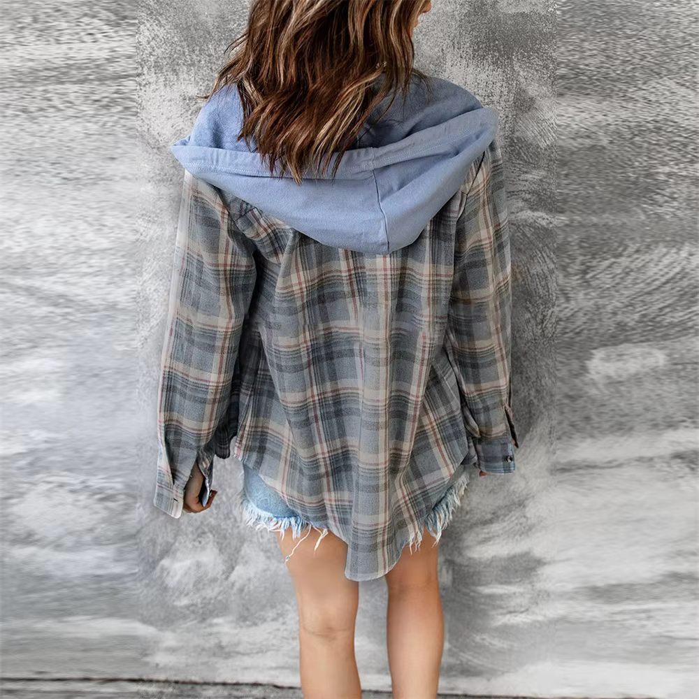 | Casual Oversized Shirt Jacket