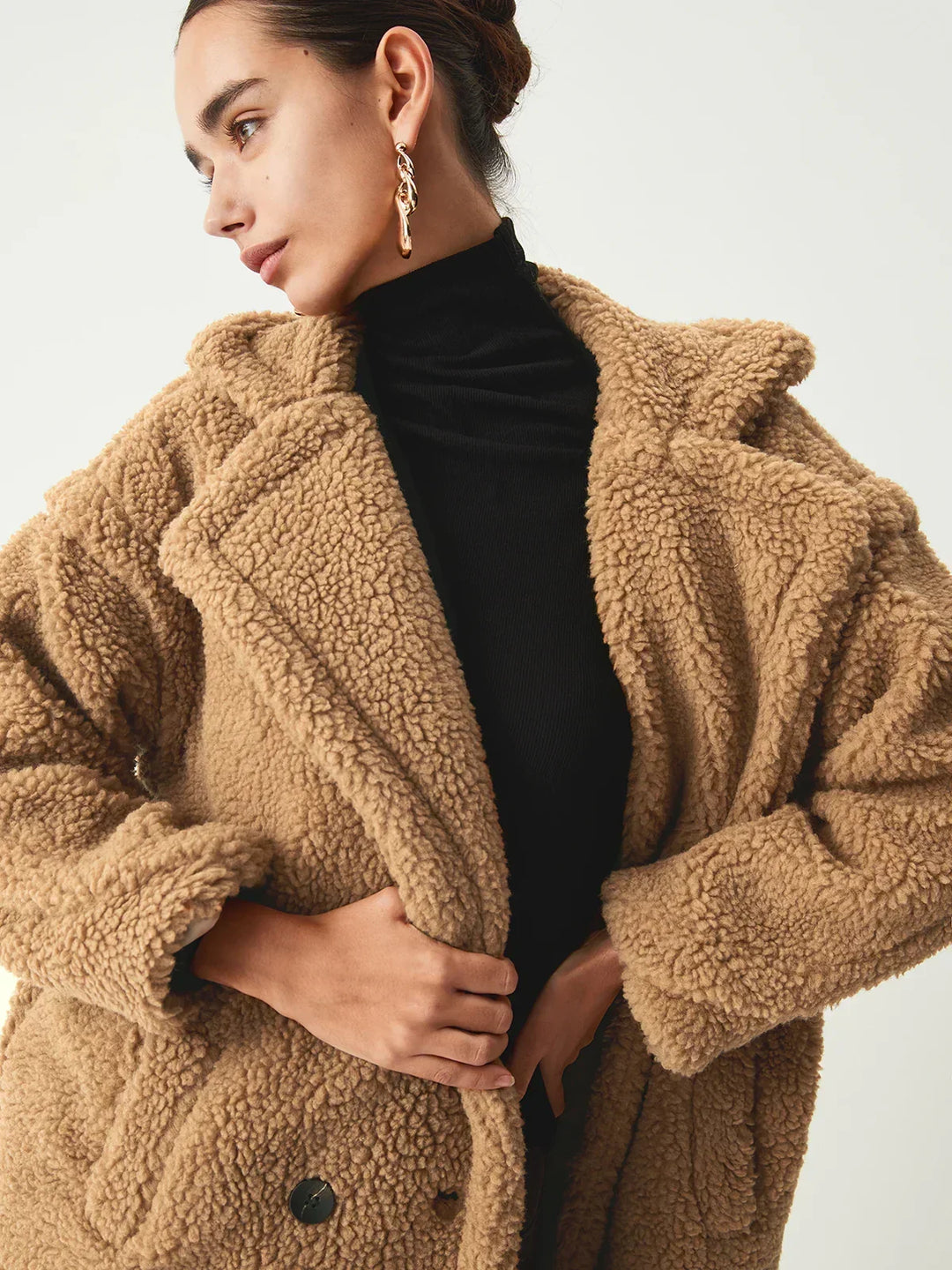 Double pockets Flurry Longlwe jacket fleece