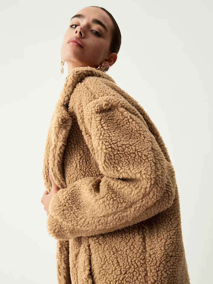 Double pockets Flurry Longlwe jacket fleece