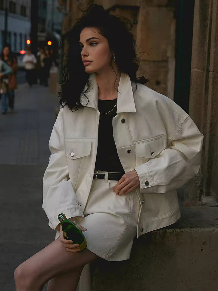 Cotton Polo jacket
