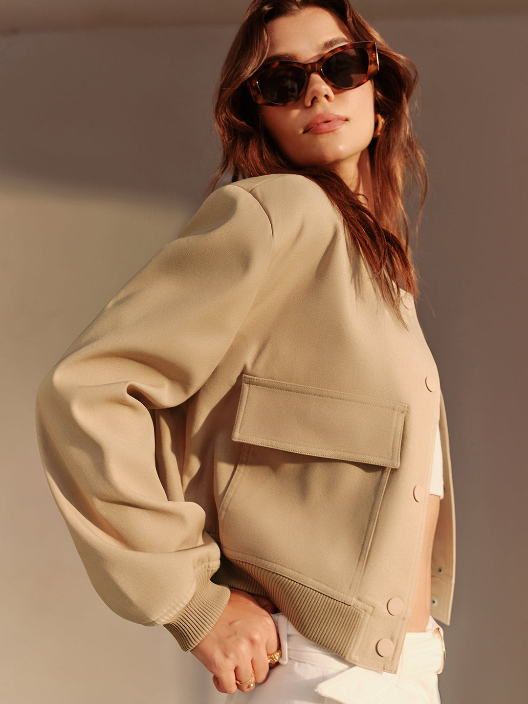 Neck pocket jacket
