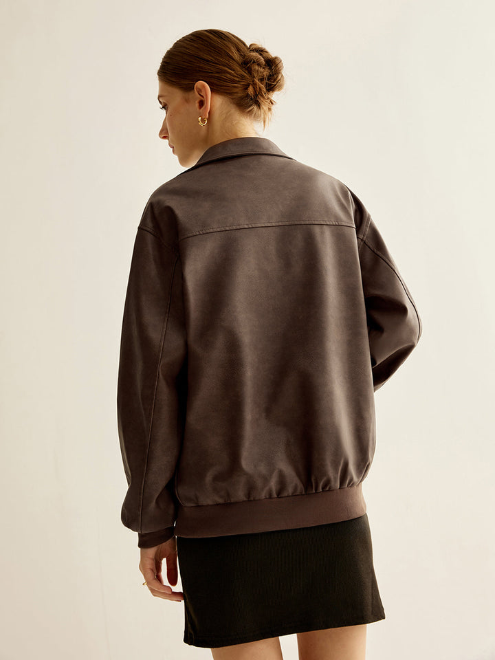 Shift Pu leather jacket
