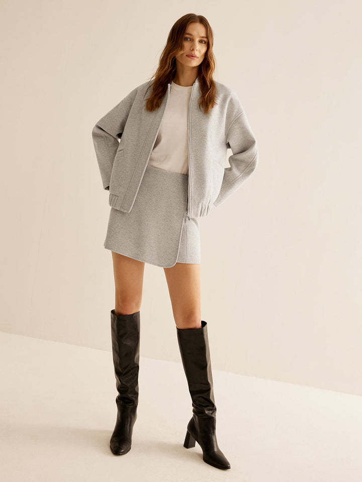Bags zip warm jacket