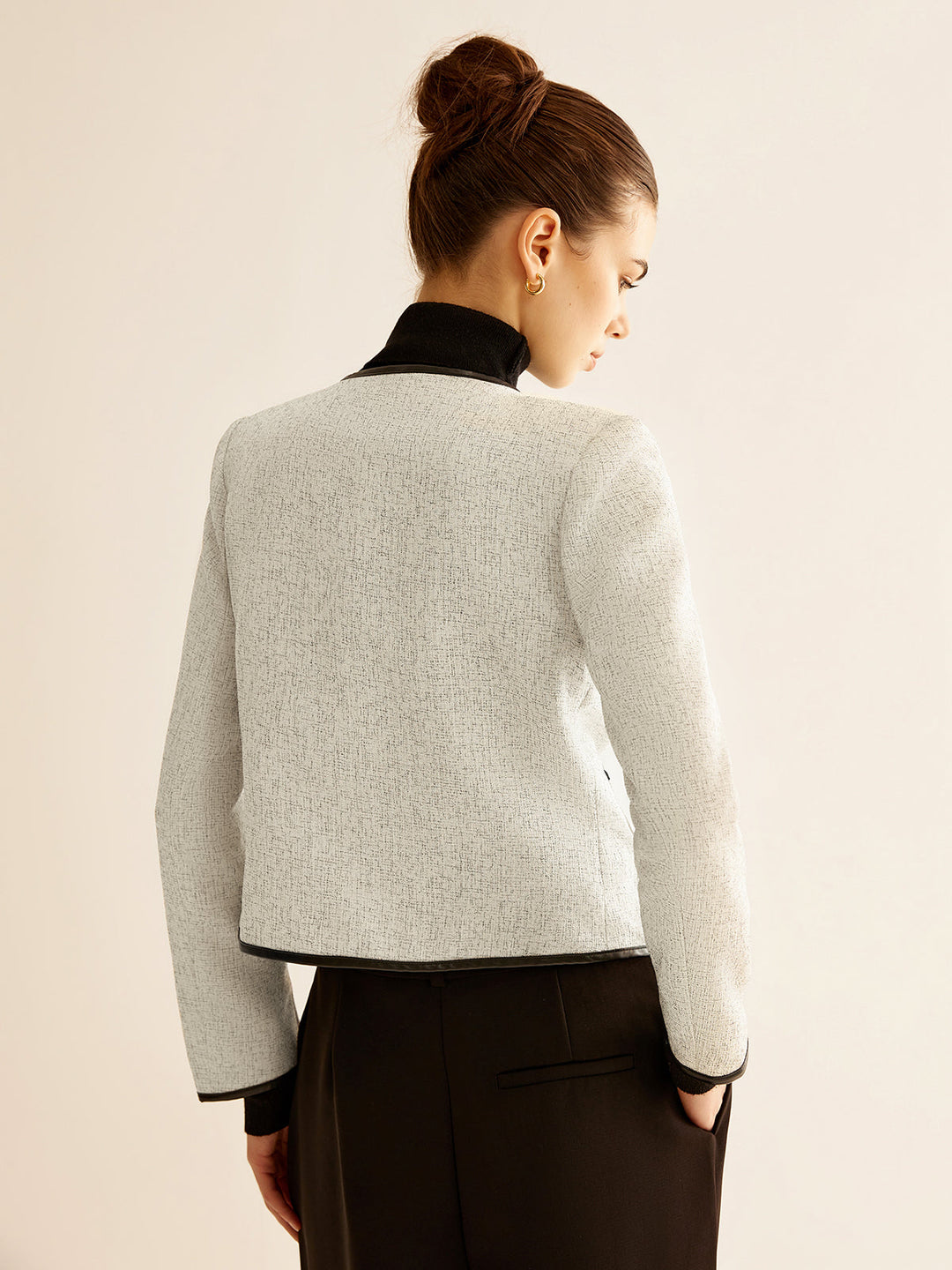 Contrast Trim jacket