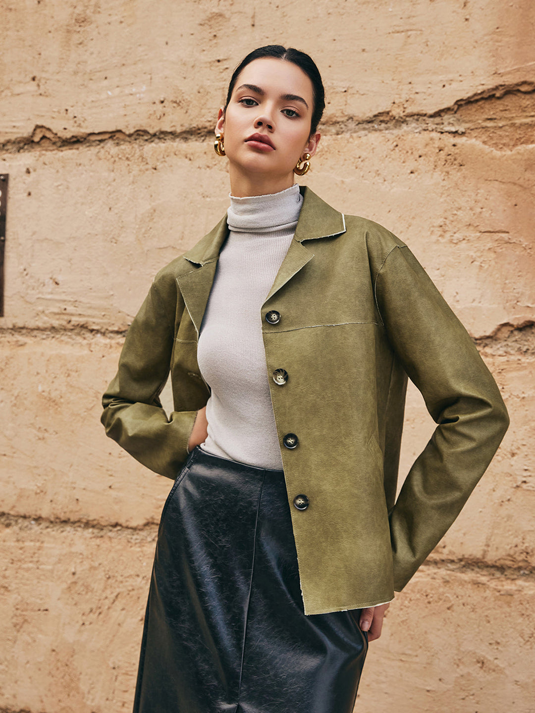 Pu-leather Straight jacket
