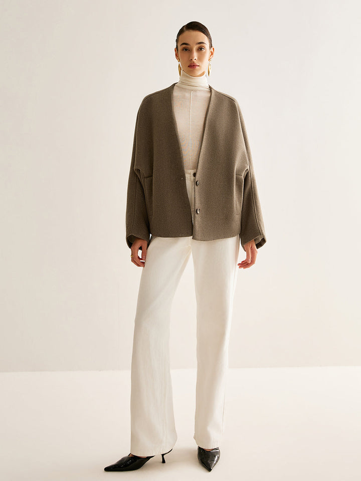 Neck Loose warm jacket