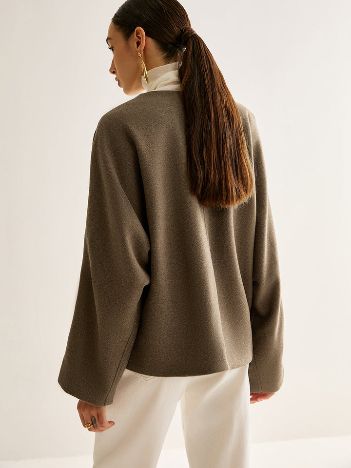 Neck Loose warm jacket