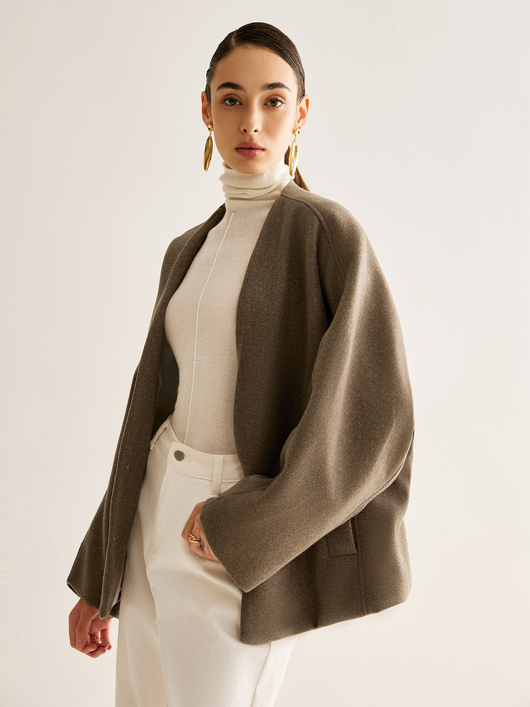 Neck Loose warm jacket