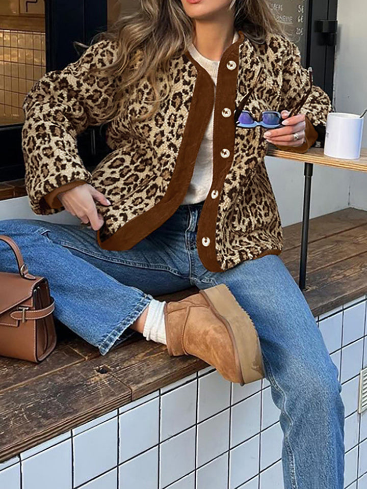 Trim Mwky Leopard jacket