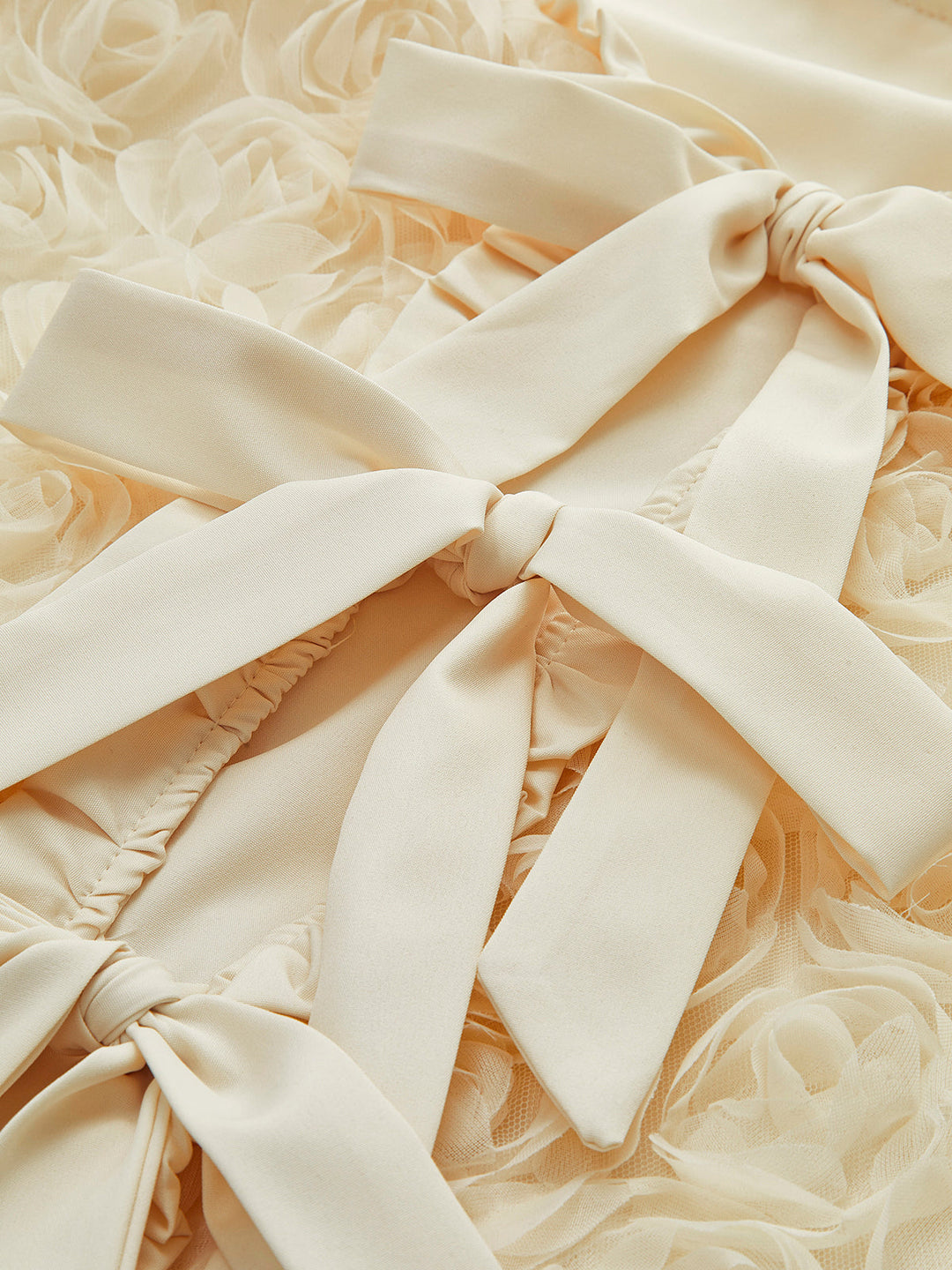 Tie front Rosette jacket