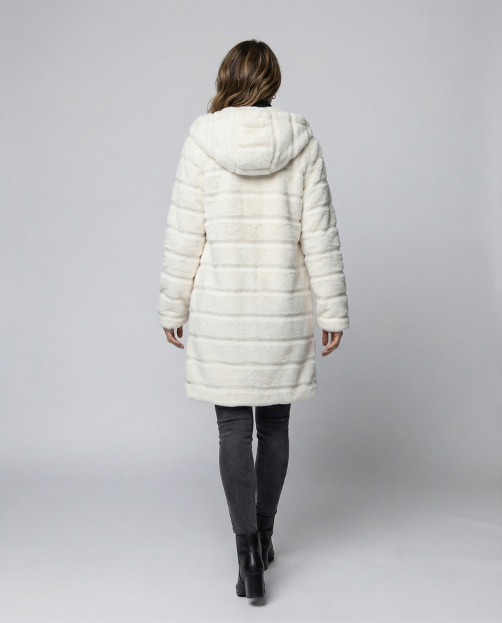 Elegant fleece jacket winter women