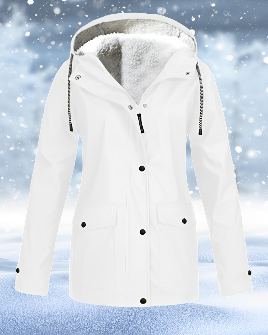 Water-resistant warm jacket