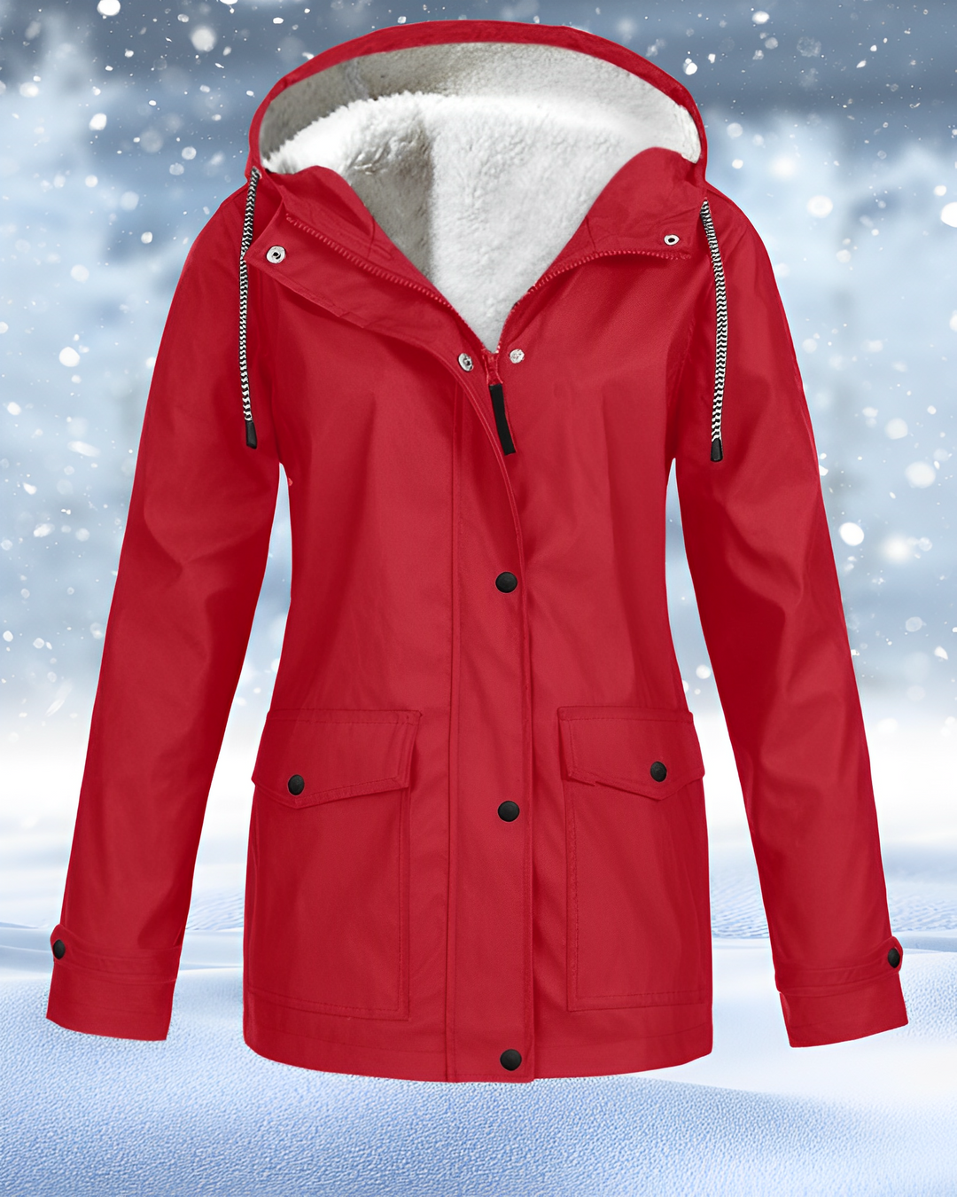 Water-resistant warm jacket