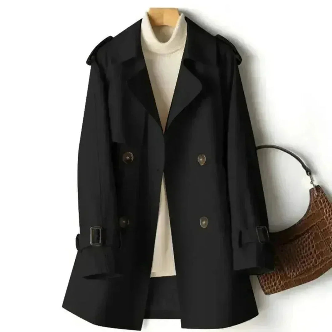Belted Double-Breasted Trench coat for women