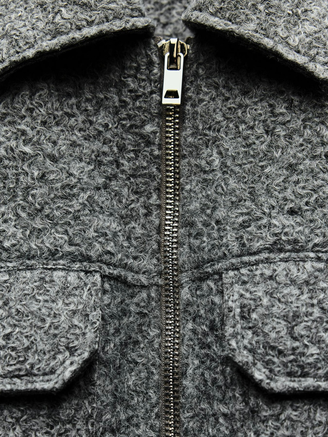 Style Bouclé gray jacket