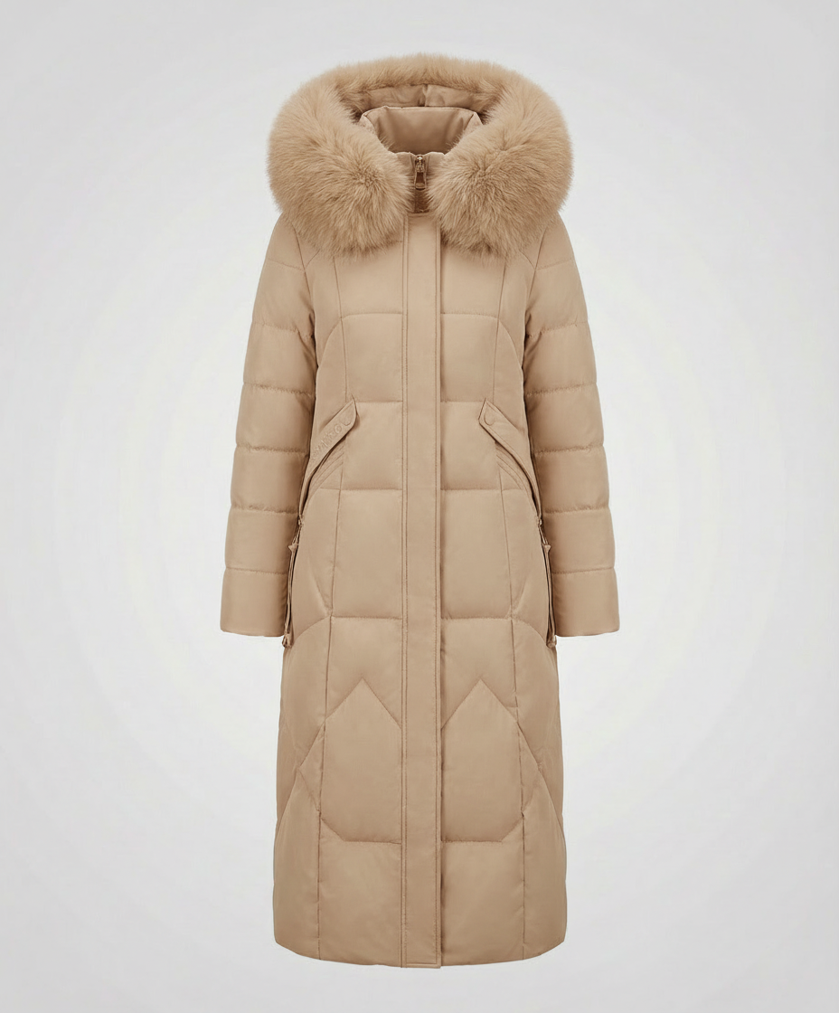 Warm elegant jacket winter women
