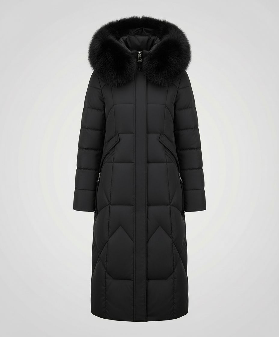 Warm elegant jacket winter women